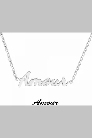Athème Collier femme - B2689- -AMOUR Acier