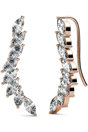 Myc-Paris Boucles d?oreilles Femme - DE0340-RG-C Laiton Doré rose