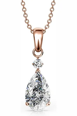 Myc-Paris Collier Femme - DP0082-RG Laiton Doré rose