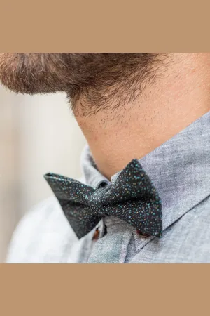 Billybelt Nœud papillon laine et bleu ciel