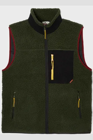 Billybelt Veste sherpa mixte zippée sans manches