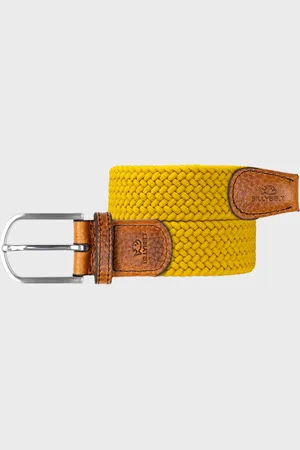 Billybelt Ceinture tressée élastique Jaune impérial
