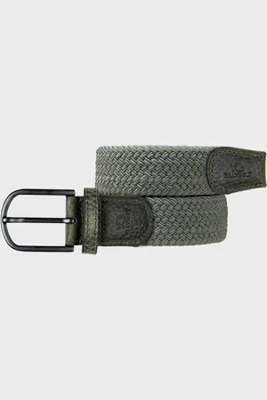 Billybelt Ceinture tressée élastique Dark forest