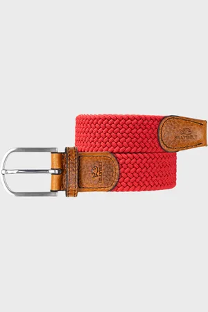 Billybelt Ceinture tressée élastique cardinal