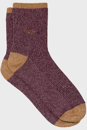 Billybelt Chaussettes pailletées en coton peigné Vintage