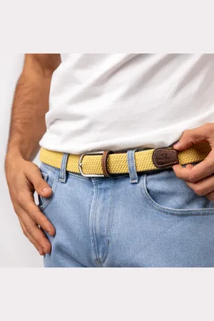 Billybelt Ceinture tressée élastique Jaune topaze
