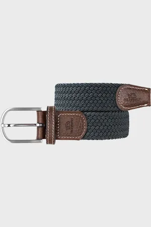 Billybelt Ceinture tressée élastique Gris flanelle