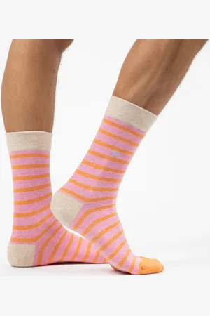 Billybelt Chaussettes en coton peigné A rayures larges