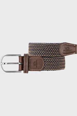 Billybelt Ceinture tressée élastique Havane