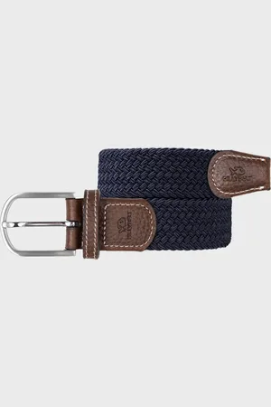 Billybelt Ceinture tressée élastique marine