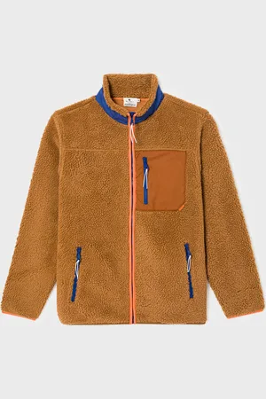 Billybelt Veste sherpa mixte zippée Camel