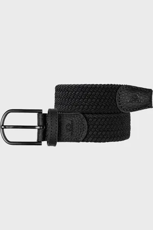 Billybelt Ceinture tressée élastique All black