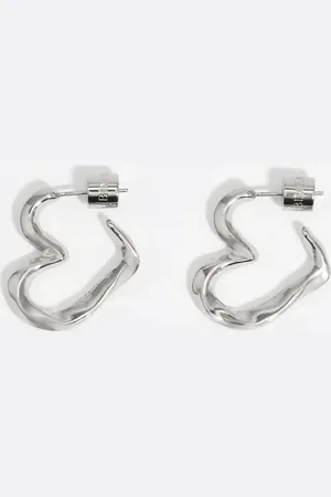Bimba y Lola Boucles d’oreilles anneau cœur texturé é