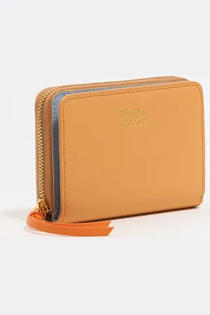 Bimba y Lola Porte-monnaie cuir pêche