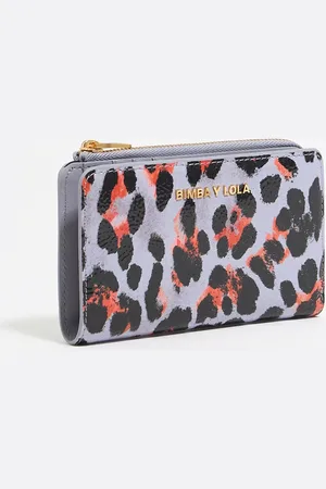 Bimba y Lola Porte-cartes Leopard lilas