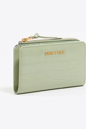 Bimba y Lola Porte-cartes gravé crocodile