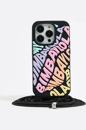 Bimba y Lola Coque iPhone 15 Pro silicone logo multicolore