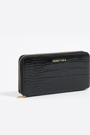 Bimba y Lola Portefeuille horizontal effet crocodile