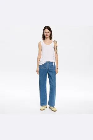 Bimba y Lola Pantalon 7/8 jean bleu moyen