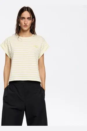 Bimba y Lola T-shirt boxy rayures
