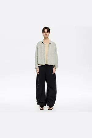 Bimba y Lola Blouson jean droit aigue-marine