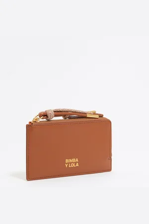 Bimba y Lola Protège-cartes/porte-monnaie cuir brune