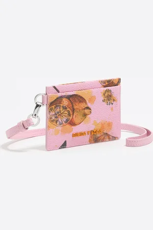 Bimba y Lola Protège-cartes texture caviar Lemons rose