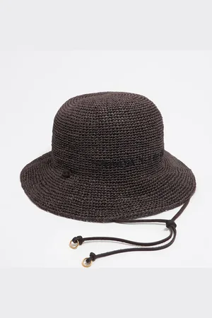 Bimba y Lola Chapeau papier raphia marron