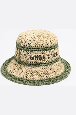 Bimba y Lola Chapeau raphia papier naturel