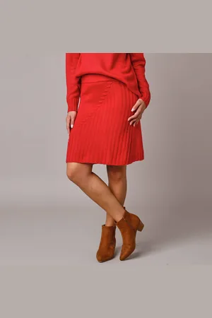 BLANCHEPORTE Jupe Tricot En Maille Fantaisie