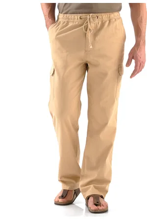 BLANCHEPORTE Pantalon Cargo Gabardine Élastiqué