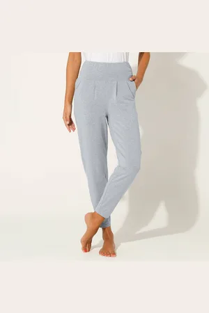 BLANCHEPORTE Pantalon De Yoga En Maille, Coupe Ultra Confort
