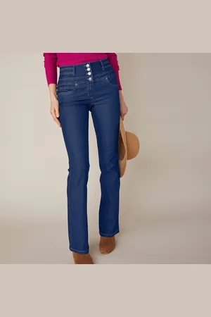 BLANCHEPORTE Jean Boocut Taille Haute - Petite Stature