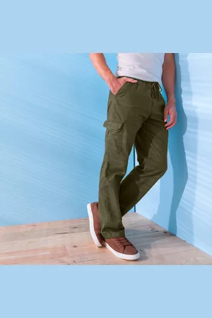 BLANCHEPORTE Pantalon Cargo Gabardine Élastiqué