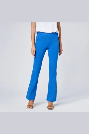 Lora Zellini Legging Bootcut Uni, Taille Élastiquée