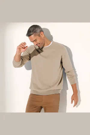 BLANCHEPORTE Pull Pur Coton Col Rond Manches Longues
