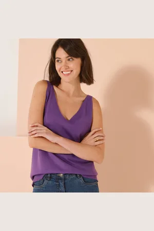 BLANCHEPORTE Pull Sans Manches Col V
