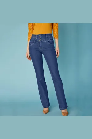 BLANCHEPORTE Jean Bootcut Taille Haute - Grande Stature