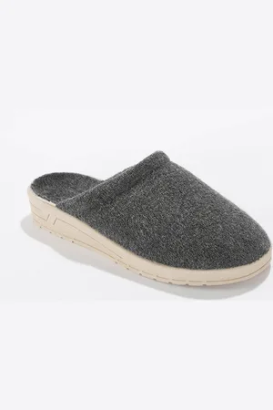 BLANCHEPORTE Chaussons Mules Compensées Éponge Largeur Confort