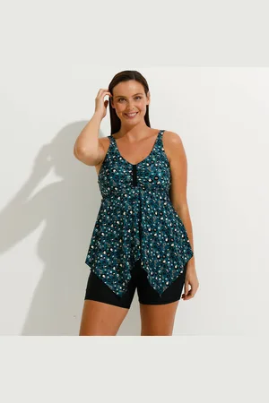 BLANCHEPORTE Haut De Tankini Imprimé Asymétrique