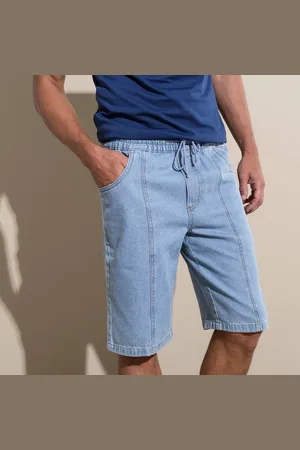 BLANCHEPORTE Bermuda Denim Léger Élastiqué