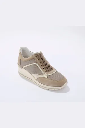 BLANCHEPORTE Baskets Compensées En Cuir Certifié Lwg
