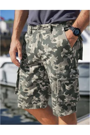 BLANCHEPORTE Bermuda Toile Imprimé Camouflage