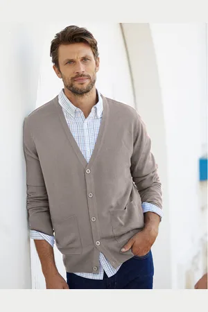 BLANCHEPORTE Gilet Boutonné Manches Longues
