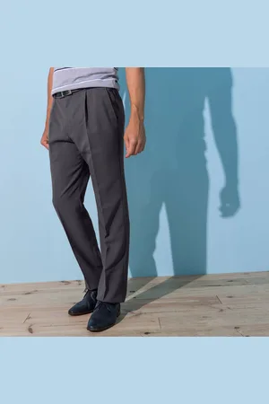 BLANCHEPORTE Pantalon Ville À Pinces Élastiqué Côtés - Polyester