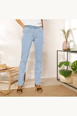 BLANCHEPORTE Jean Droit "ultra Confort" Taille Élastiquée