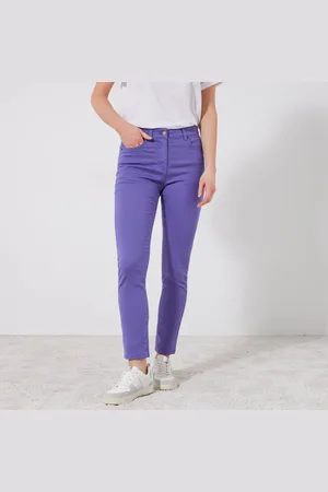 Colors & co Pantalon 7/8ème Fuselé Stretch Uni