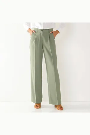 BLANCHEPORTE Pantalon Large Fluide