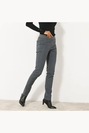 BLANCHEPORTE Jegging Denim Taille Élastiquée - Grande Stature
