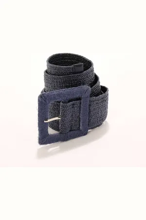 BLANCHEPORTE Ceinture Élastiquée, Boucle Carrée